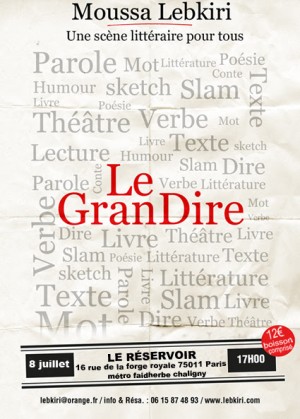 Participation au &laquo;&nbsp;Grand dire&nbsp;&raquo;