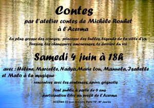 Soir&eacute;e cont&eacute;e de l'atelier contes