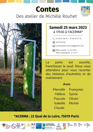 Spectacle de contes ACERMA mars 2023